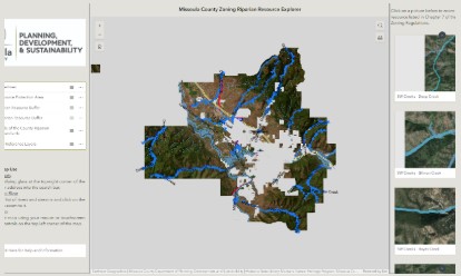 Missoula County Zoning Riparian Resource Explorer